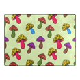thumbnail image 4 of Ryvnso Cartoon Mushroom Area Rug Floor Mats Non-Slip Home Carpet 80 x 58 inch, 4 of 7