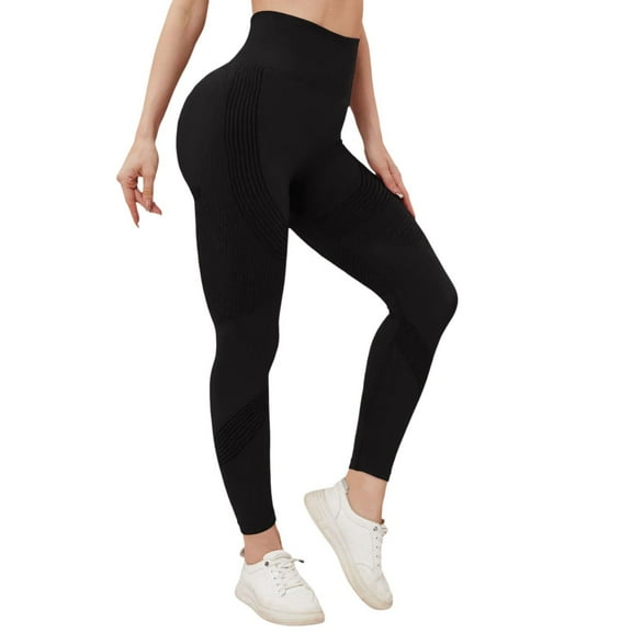 Tosmy Women's Yoga Pants Seamless Workout Butt Lifting Leggings Booty Scrunch Gym Leggings For Women Fashion