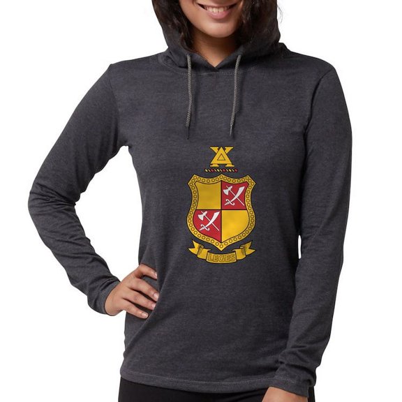 CafePress - Delta Chi Coat Of Arms Long Sleeve T Shirt - Womens Hooded Shirt