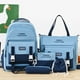 thumbnail image 1 of Conjunto de mochilas escolares Yinane Mochila para niñas Azul, 1 of 8
