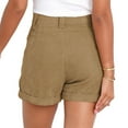 thumbnail image 5 of Sngxgn Womens Active Fit Shorts with Pockets(Khaki,L), 5 of 6