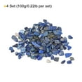 thumbnail image 4 of Uxcell 400g/0.88lb 7mm to 9mm Natural Tumbled Chips Decoration Stones for Aquarium Plants Vase Fillers, Blue, 4 of 6