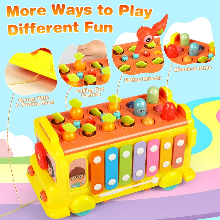 HopeRock Baby Montessori Toys, 9-in-1 Educational Sensory Activity