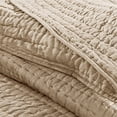thumbnail image 2 of Ergode Cotton Hand Quilted Quilt Set - Luxurious Comfort, Elegant Design, Soft & Cozy Feel - Includes 3 Pieces: Quilt & 2 Shams - Machine Washable - Transform Your Sleep Experience!, 2 of 3