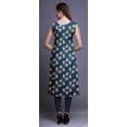 thumbnail image 4 of Bimba Printed Straight Tunic DressesÂ&nbsp;ForÂ&nbsp;Women Sleeveless Side Slit Kurti, 4 of 6