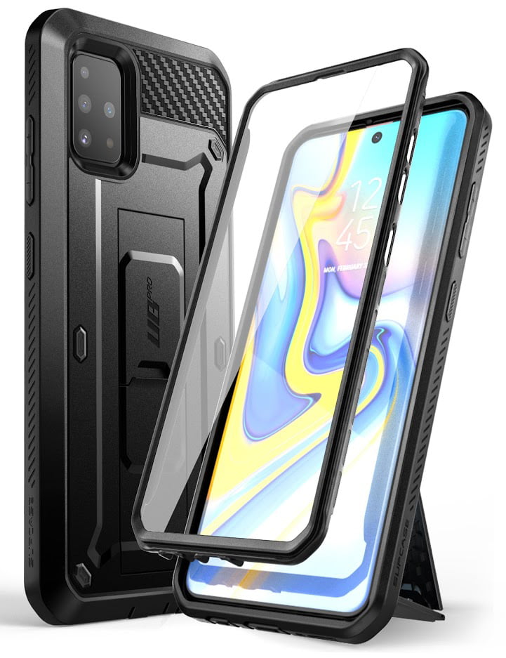 2021 Release Plus 5G Full-Body Dual Layer Rugged Holster & Kickstand Case Without Built-in Screen Protector Tilt SUPCASE UBPro Series Case for Galaxy S21 