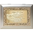 thumbnail image 2 of cottage garden wings of gold loved one watching silvertone gold inlay music box plays wind beneath my wings, 2 of 7