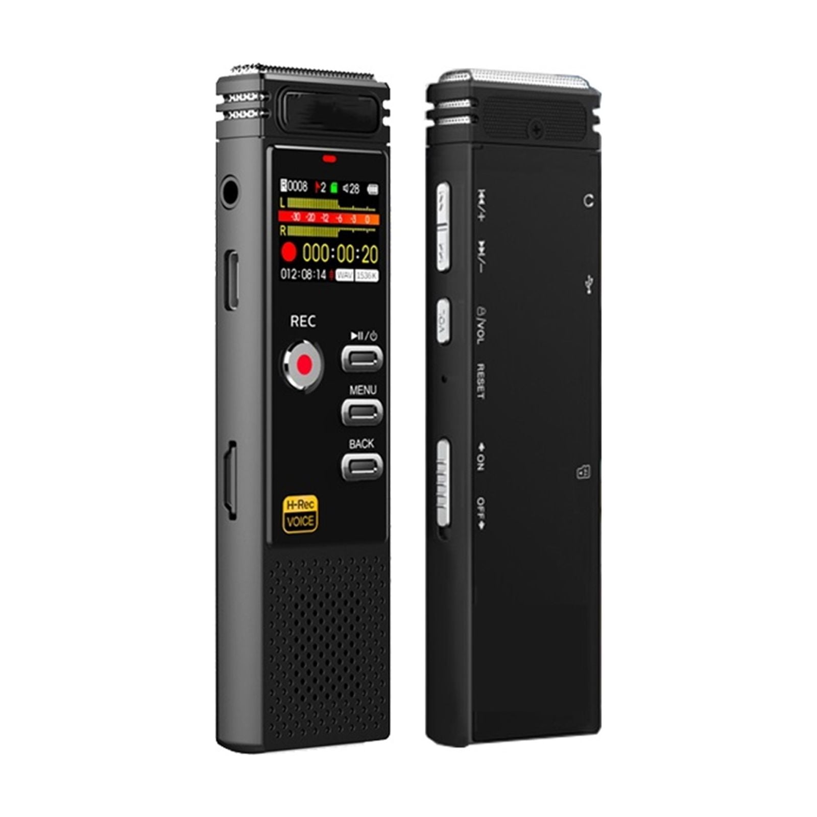 Voice Activated Portable Recorder MP3 Player Telephone Recording Dual Arc Microphone ,Excellent Sound Quality