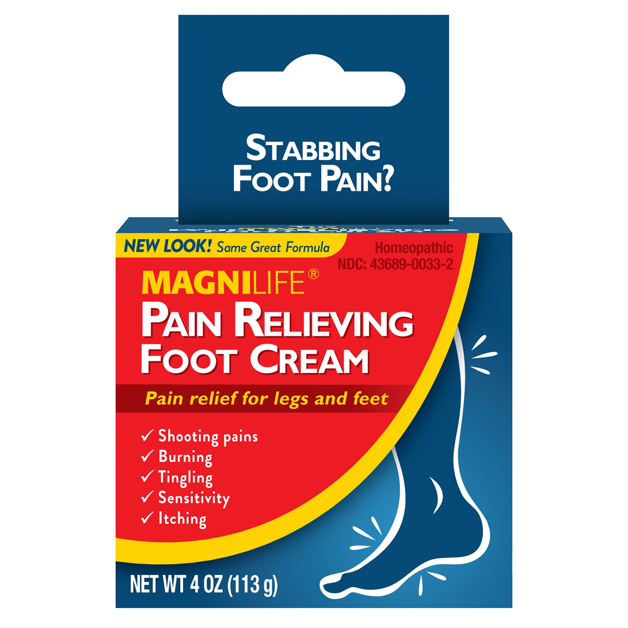 MagniLife Pain Relieving Foot Cream, Moisturizing Formula Relieves Pain