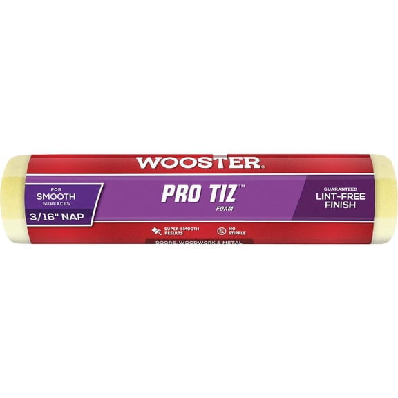 9” x 3/16” Nap Wooster R265 Pro-Tiz Pro Foam High Capacity Roller Cover