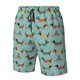 thumbnail image 4 of Balery Dachshund Dog Puppy Traje de Baño Estilo Hawaiano para Hombre, Shorts de Secado Rápido con Bolsillos-3X-Large, 4 of 6