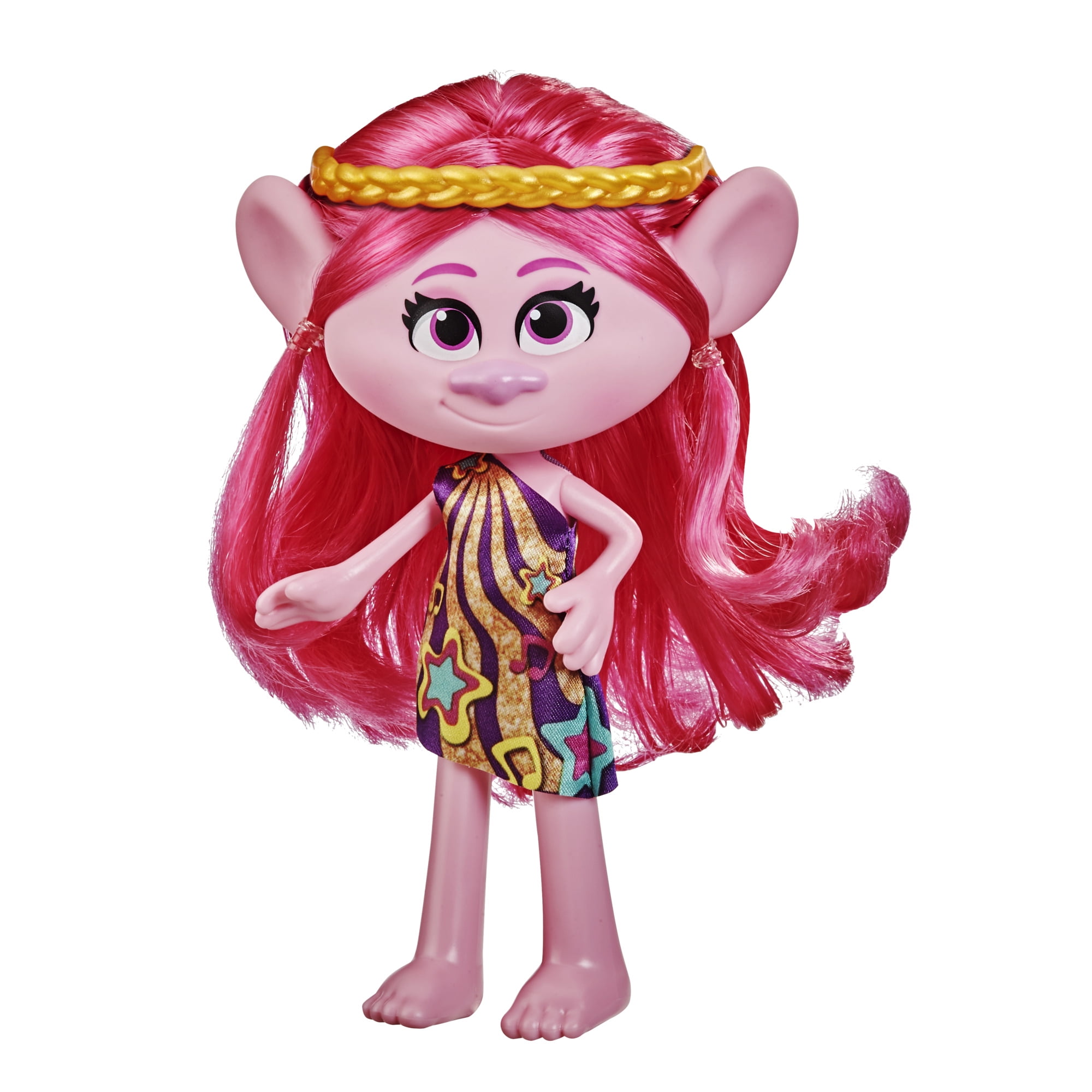 Trolls DreamWorks Groove Stylin' Poppy Fashion Doll Playset, 2 Pieces