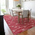 thumbnail image 6 of Addison Rugs Mayfield Washable Coastal Rope Red Rectangle Rug, 2'6" x 3'10", 6 of 6