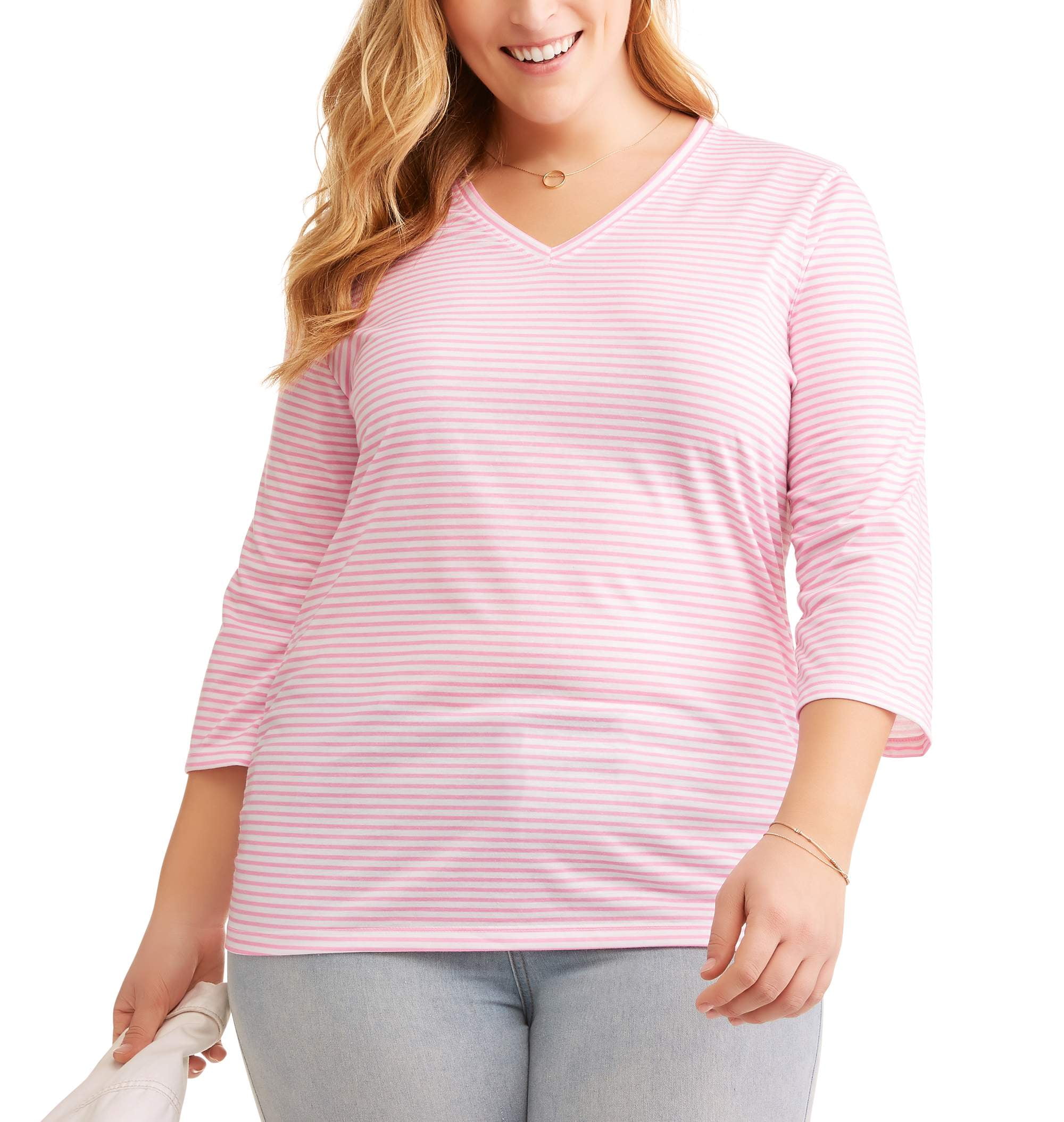 plus size white tee shirts