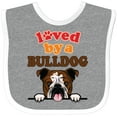 thumbnail image 3 of Inktastic English Bulldog Dog Girls Baby Bib, 3 of 4