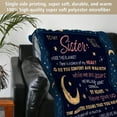 thumbnail image 4 of Sister Gifts from Sisters, Sister Blanket, Gifts for Sister, Sister Gifts for Christmas Birthday Valentines Day, Gifts for Sisters from Sisters, to My Sister Throw Blanket 60" X 50", 4 of 6