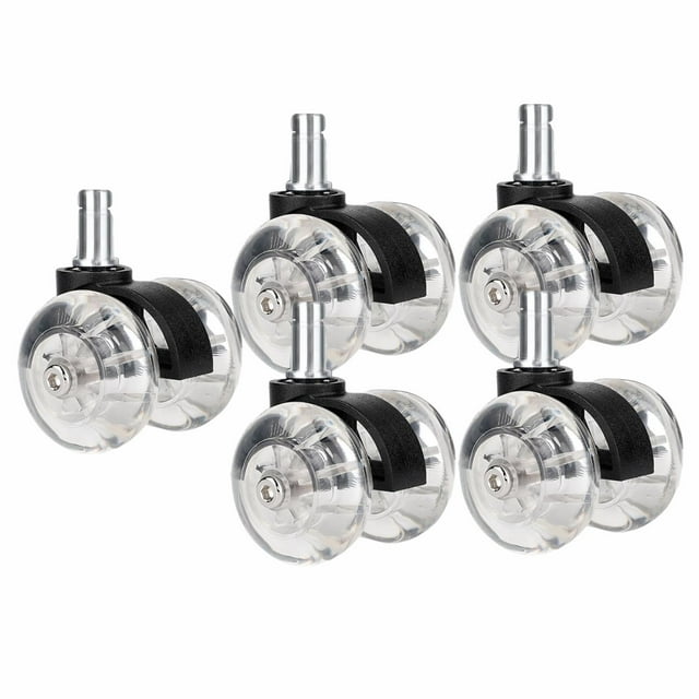 Heavy Duty Office Chair Caster Wheels 5Pcs Computer Chair Wheel for 2.5 inch