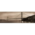 thumbnail image 2 of Blaustein, Alan 32x13 Black Ornate Wood Framed with Double Matting Museum Art Print Titled - Golden Gate Bridge II, 2 of 4