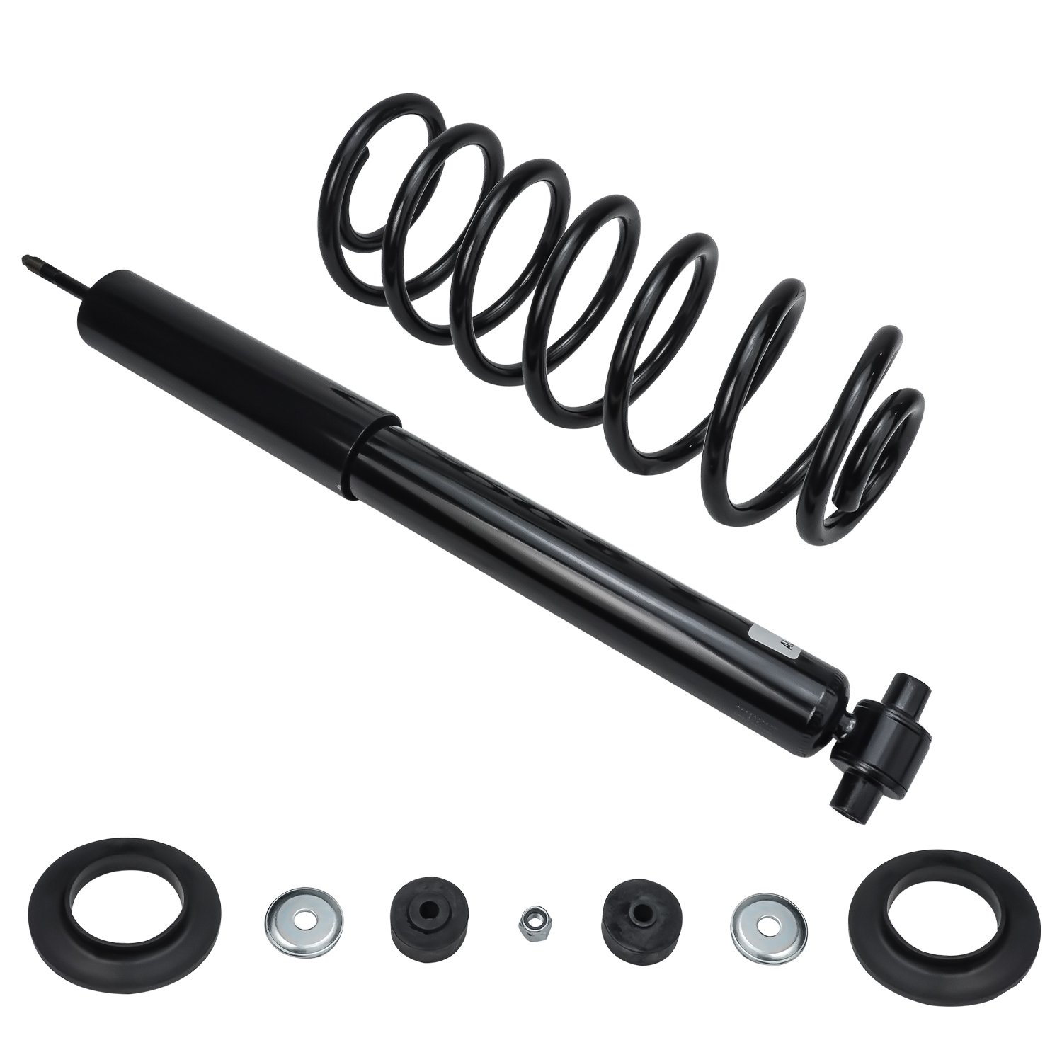 Detroit Axle - Rear Struts for 2003-2011 Ford Crown Victoria Lincoln Town Car Grand Marquis Complete 2 Struts w/Coil Spring 2004 2005 2006 2007 2008 2009 2010 Replacement Ready Struts Assembly
