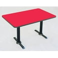 thumbnail image 1 of Rectangular Cafe Breakroom Top in Red (30 in. x 42 in./Black Granite), 1 of 2