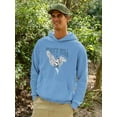 thumbnail image 2 of Rock Poster W Angel Girl  Hoodie Men -Image by Shutterstock, Male Large, 2 of 4