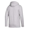 thumbnail image 2 of Adidas Men's Fleece Hoodie Gray Heather | White SM, 2 of 2