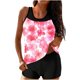 thumbnail image 1 of Conjunto de Bikini de Cintura Alta para Mujeres sin Posicionar Traje Impreso, Tankini Libre con Almohadillas Extraíbles, Traje de Baño de Corte Alto para la Playa de Verano, 1 of 8