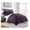 Dark Purple, variant on 3-Piece All Season King er Set Rust Orange, Soft Quilted Down Alernative Duvet Insert with Corner Tabs, Lightweight Microfiber Bedding, 102 x 90 Inches