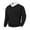 Black#156, variant on Men's Color Block T Shirts, Faux Two-Layer Pullover with Buttons, Fashion Casual and Warm Winter Style Tops Black S