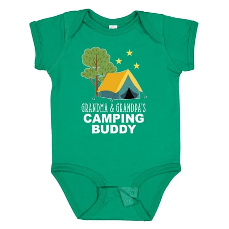 

Inktastic Grandma and Grandpa Camping Buddy Gift Baby Boy or Baby Girl Bodysuit