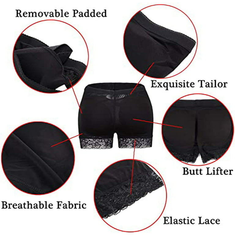 FEOYA Women's Butt Lifter Shapewear Briefs Seamless Padded Hip Enhancer  Boyshort Underwear : : Clothing, Shoes & Accessories