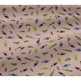 thumbnail image 4 of oneOone Cotton Jersey Light Brown Fabric Candy Stick Kids Diy Clothing Quilting Fabric Print Fabric By Yard 58 Inch Wide, 4 of 4