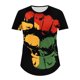 thumbnail image 4 of Eres Más Que una Camisa de Puntuación de Prueba Mujeres de Moda Impresión Casual Manga Corta Suelta Camiseta de Tamaño Más, Blusa de Túnica de Cuello Redondo, 4 of 5