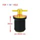 thumbnail image 3 of 2 Piezas Tapón de Drenaje con Mango en T Tapones de Drenaje para Barcos Marinos de Giro Tapones de Goma con Mango de Latón Accesorios Marinos para Barcos Tapón con Mango en T Chapado en Lató, 3 of 5
