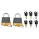 thumbnail image 1 of 2set 246-2641 Padlock With 6pcs 5p8500 Iginition Keys For 20103300 2849039 7x7700 1428828, 1 of 5