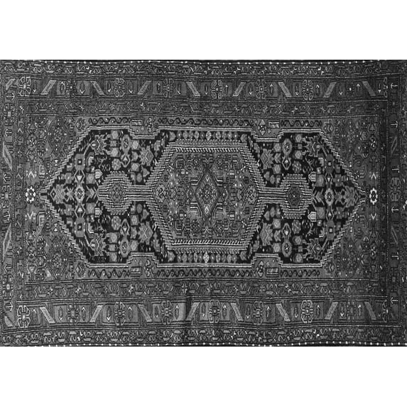 Ahgly Company Indoor Rectangle Persian Gray Traditional Area Rugs, 7' x 10'