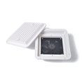 thumbnail image 4 of 12V RV Modification Accessories Car White Side Air Outlet 1-way Dust-proof Ventilation Fan ,Easy to Install, 4 of 5