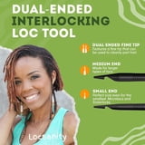 Locsanity Interlocking Dual-Ended Dreadlock Tool for Sisterlocks ...