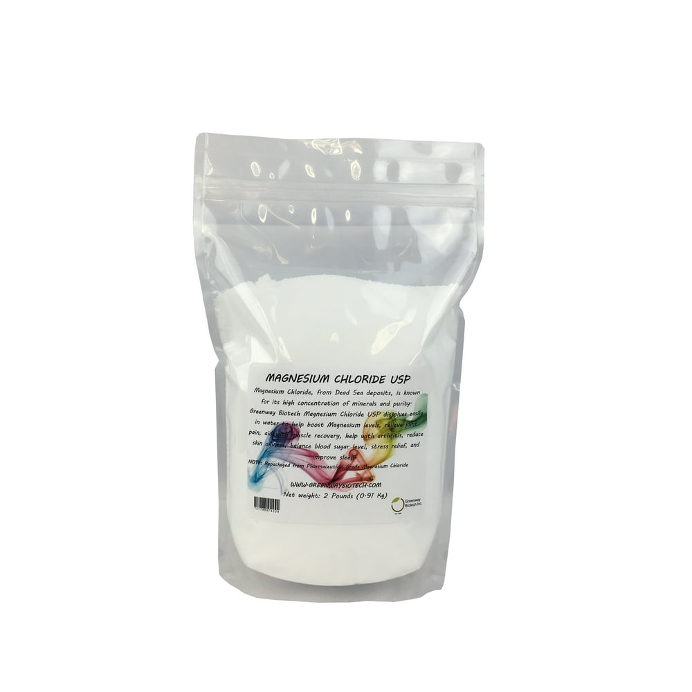 Magnesium Chloride USP Pharmaceutical Grade 100 Edible 2 Pounds
