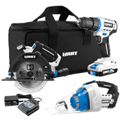 HART 20V 2-Tool Combo Kit and Hand Vac