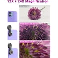 thumbnail image 6 of Apexel Professional 12X/24X Advanced Macro Lens for iPhone 11/11 Pro/11 Pro Max/XS/XS Max/XR/X/8/8+, Galaxy Note 10/10+/S10/S10+, OnePlus, Huawei and More, 6 of 8