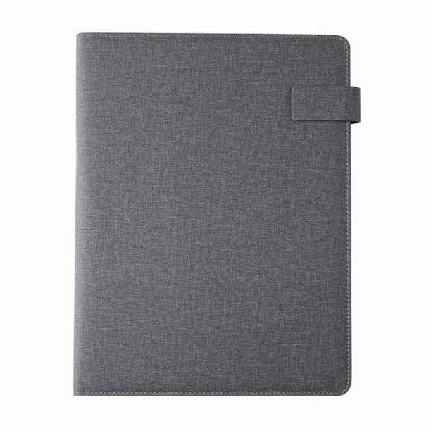 Portafolios de oficina y papelería Portafolios A4 Carpeta para conferencias Carpeta para documentos profesionales Maletín multifuncional Cuaderno de notas Planificador Organizador personal Copia firma