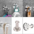 thumbnail image 2 of 6X coat hook wardrobe hook stainless steel wall hook coat hook wardrobe, 2 of 5