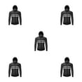 thumbnail image 3 of Greeniant Chaqueta de ciclismo abrigo con capucha correr rompevientos chaleco a prueba de viento ropa dama manga larga hombres montar negro L/EUR Type2 NO2, 3 of 6