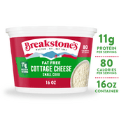 Breakstone's Fat Free Small Curd Cottage Cheese, 16 oz Tub