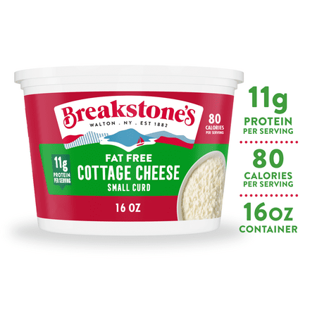 Breakstone's Fat Free Small Curd Cottage Cheese, 16 oz Tub