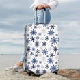thumbnail image 7 of Fuzoiu blue Snowflake Prints Print Suitcase Cover,Washable Luggage Covers for Suitcase,Elastic Luggage Protector Cover,Scratch Resistant Travel Suitcase Covers-Medium, 7 of 7