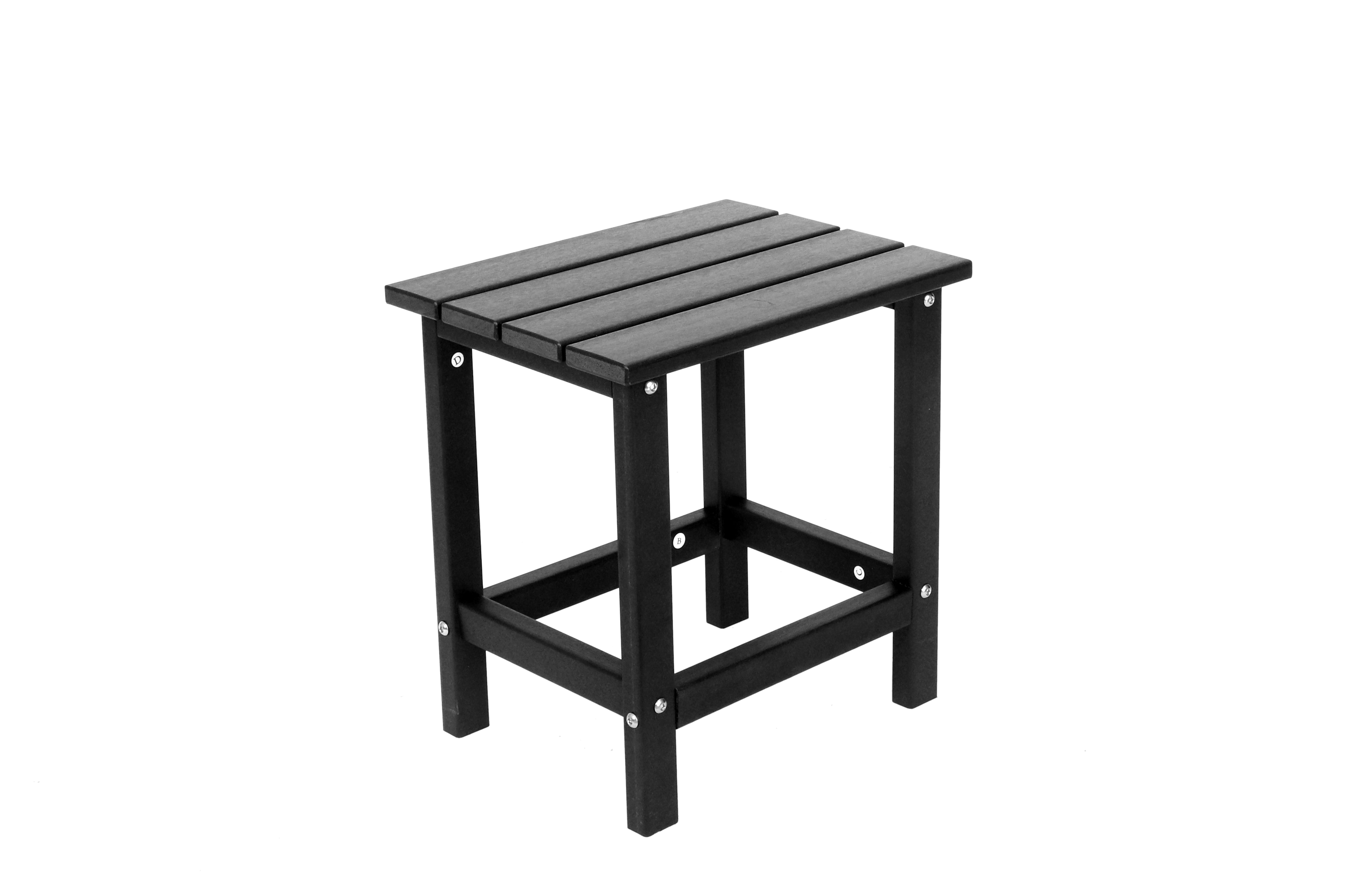 Outdoor Side Table, Patio Side Table, HDPE End Tables for Backyard Pool Porch Garden Lawn