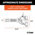 thumbnail image 2 of Enganche Pintle CURT 48006 Bola de 2-5/16" 7,257 kg 39 cm, 2 of 5
