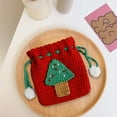 thumbnail image 5 of RKSTN Knitted Drawstring Pouch Christmas Day Apples Bag Sweet Handiwork Knitting Bag Weaver Wool Crochet Drawstring Bag Mini Storage Pocket, 5 of 5